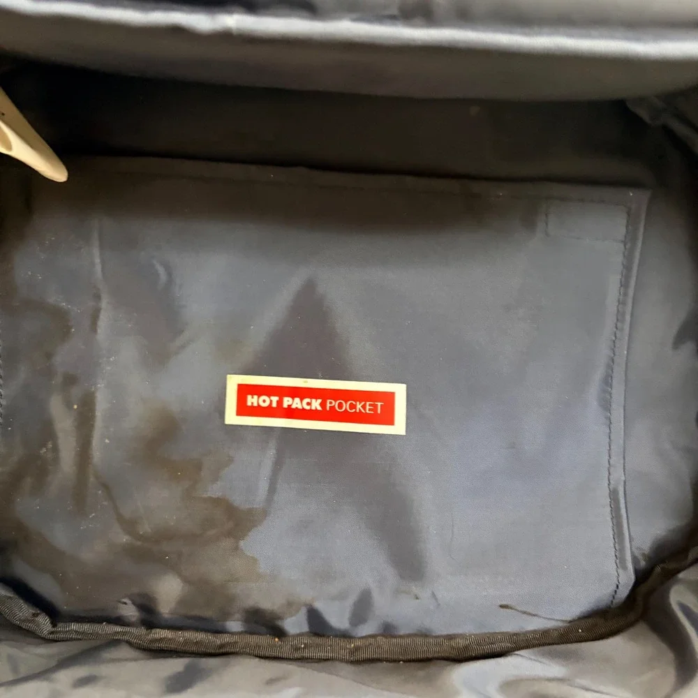 Pyrex Portables Insulated Thermal Casserole Carrier Bag‎ Teal Navy Blue